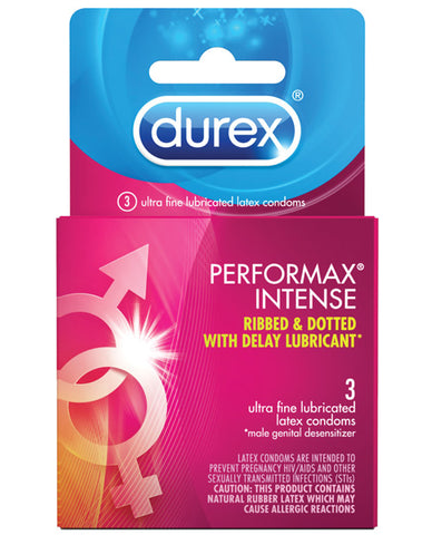 Durex Performax Intense Condoms, 3 pack
