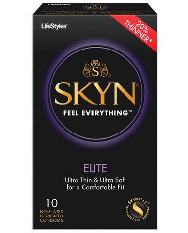 Lifestyles SKYN Elite Ultra Thin Condoms, 10 pack