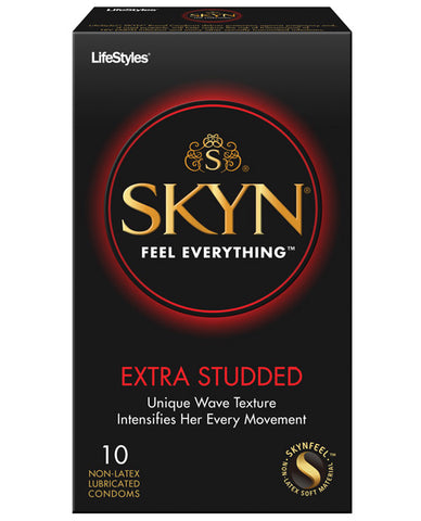 Lifestyles SKYN Extra Studded Condoms, 10 pack