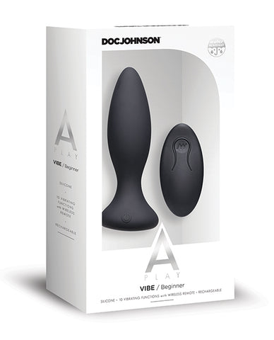 A Play Vibe Beginners Anal Plug with Remote