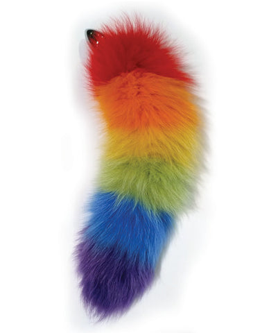 Rainbow Foxy Tail Pleasure Plug