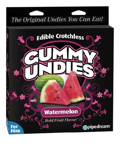 Edible Crotchless Watermelon Gummy Panty, For Him